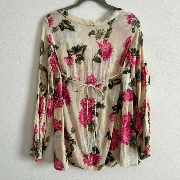 Natura Long Sleeve Boho top | size small - Picture 6 of 6